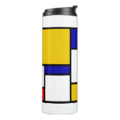 Mondriaan 2 thermosbeker (Gedraaid links)