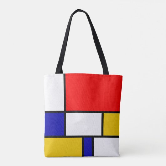 Mondriaan 2 tote bag (Achterkant)