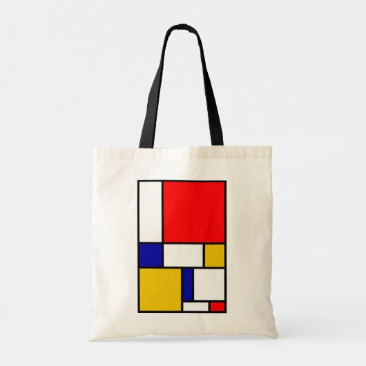 Mondriaan 2 tote bag (Achterkant)