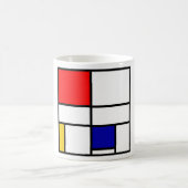 Mondriaan 3 koffiemok (Center)