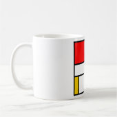 Mondriaan 3 koffiemok (Links)
