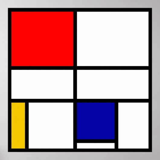 Mondriaan 3 poster (Voorkant)