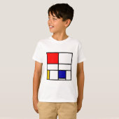 Mondriaan 3 t-shirt (Voorkant volledig)