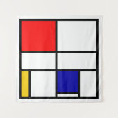 Mondriaan 3 wandkleed (Voorkant)