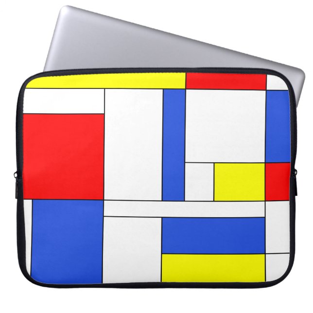 Mondriaan #47 laptop sleeve (Voorkant)