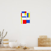 Mondriaan #47 poster (Keuken)