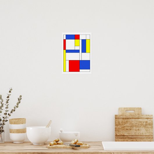 Mondriaan #47 poster (Keuken)