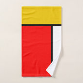 Mondriaan 4 bad handdoek (Handdoek)
