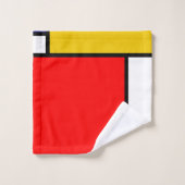 Mondriaan 4 bad handdoek (Wasdoekje)
