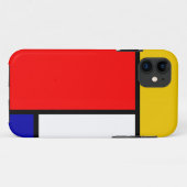 Mondriaan 4 Case-Mate iPhone case (Achterkant (horizontaal))