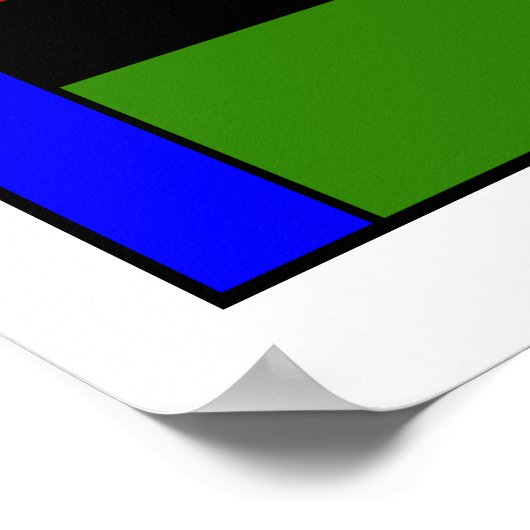 Mondriaan #4 poster (Hoek)