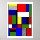 Mondriaan #4 poster (Voorkant)