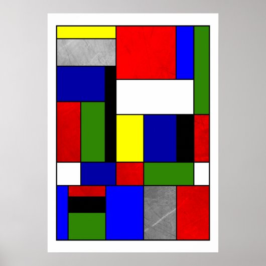 Mondriaan #4 poster (Voorkant)