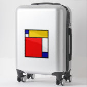 Mondriaan 4 sticker (Koffer)