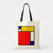 Mondriaan 4 tote bag (Achterkant)