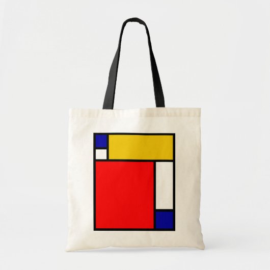 Mondriaan 4 tote bag (Voorkant)