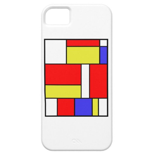 Mondriaan #57 Case-Mate iPhone case (Achterkant)