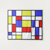 Mondriaan #59 Grote Wandkleed (Voorkant (horizontaal))