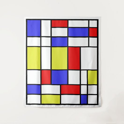 Mondriaan #59 Grote Wandkleed (Voorkant)