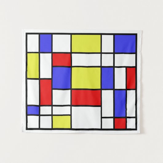 Mondriaan #59 Klein Wandkleed (Voorkant (horizontaal))