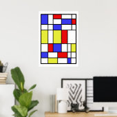 Mondriaan #59 poster (Thuiskantoor)