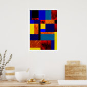 Mondriaan #7-1 poster (Keuken)