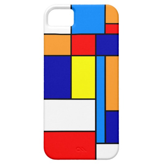 Mondriaan #8 Case-Mate iPhone case (Achterkant)