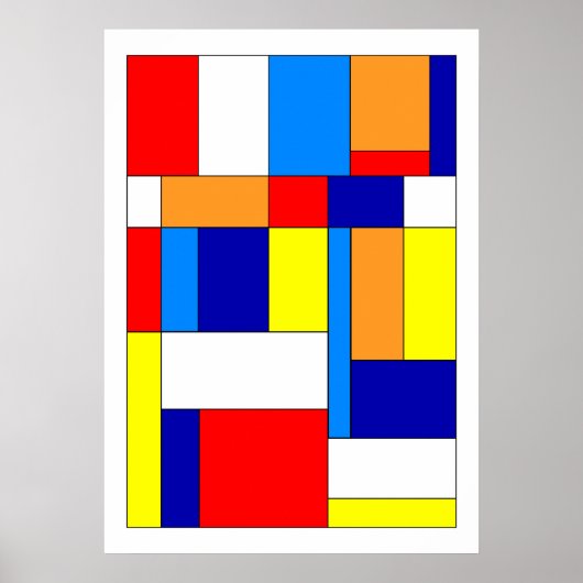 Mondriaan #8 poster (Voorkant)
