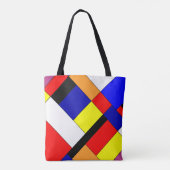 Mondriaan #9 tote bag (Achterkant)