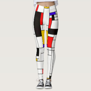 Mondriaan Abstracte kunst Leggings