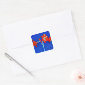 Mondriaan Amaryllis Stickers (Envelop)