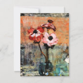 Mondriaan - Anemones in a Vase Kaart (Voorkant)