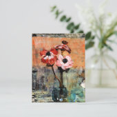 Mondriaan - Anemones in a Vase Kaart (Staand voorkant)
