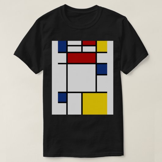 Mondriaan Art T-shirt (Design voorkant)