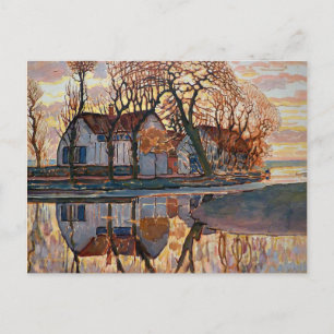 Mondriaan - Boerderij bij Duivendrecht Briefkaart