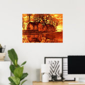 Mondriaan - Boerderij bij Duivendrecht Poster (Thuiskantoor)