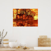 Mondriaan - Boerderij bij Duivendrecht Poster (Keuken)