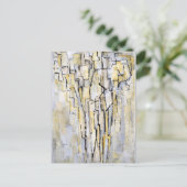 Mondriaan - Boom A, abstract kunstwerk Briefkaart (Staand voorkant)