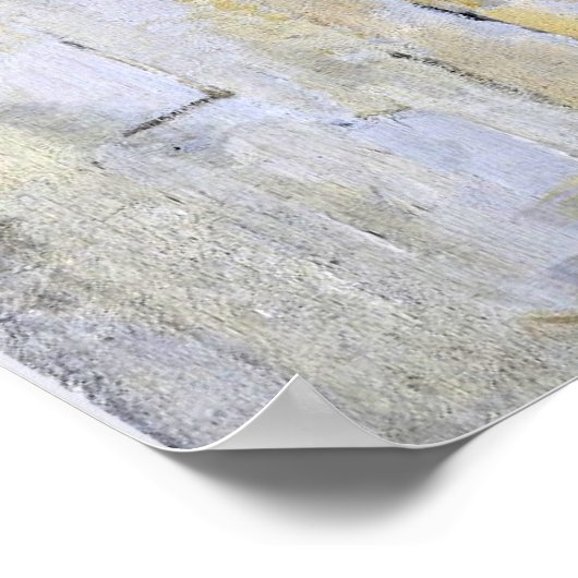 Mondriaan - Boom A, abstract kunstwerk Poster (Hoek)