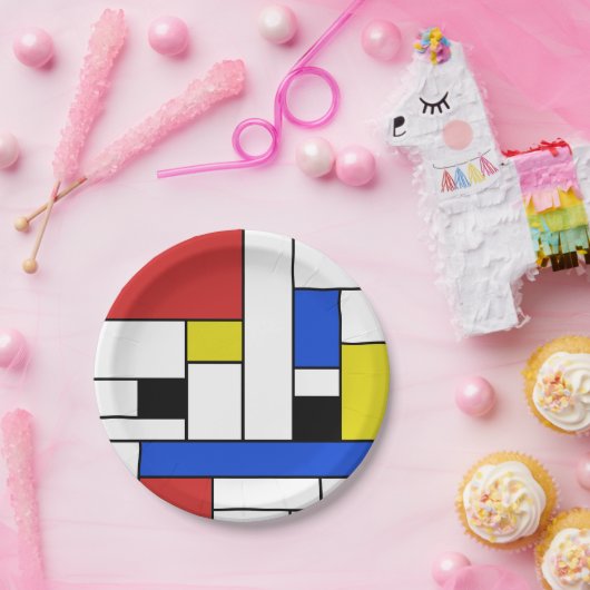 Mondriaan Bord 7" (Feest)