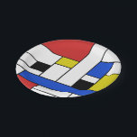 Mondriaan Bord 7"<br><div class="desc">Ontwerp geïnspireerd door de nederlandse schilder Piet Mondrian in rood,  blauw,  geel en zwart</div>