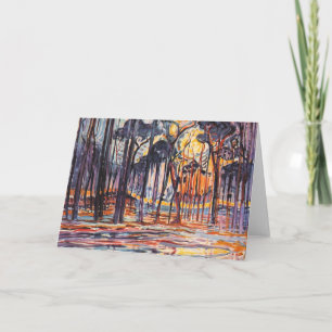 Mondriaan - Bossen nabij Oele Kaart