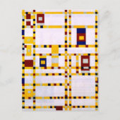 Mondriaan - Broadway Boogie Woogie Briefkaart (Voorkant)