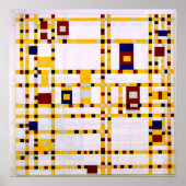 Mondriaan - Broadway Boogie Woogie Poster (Voorkant)