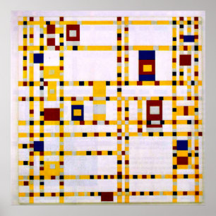 Mondriaan - Broadway Boogie Woogie Poster