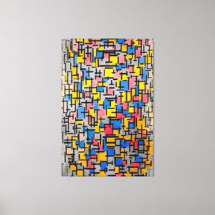 MONDRIAAN - COMPOSITIE (COMPOSITIE) - 1916 - CANVAS AFDRUK
