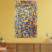 MONDRIAAN - COMPOSITIE (COMPOSITIE) - 1916 - CANVAS AFDRUK (Insitu (Woonkamer))
