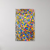 MONDRIAAN - COMPOSITIE (COMPOSITIE) - 1916 - CANVAS AFDRUK (Voorkant)