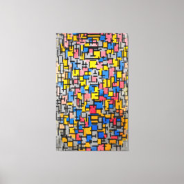 MONDRIAAN - COMPOSITIE (COMPOSITIE) - 1916 - CANVAS AFDRUK