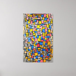 MONDRIAAN - COMPOSITIE (COMPOSITIE) - 1916 - CANVAS AFDRUK